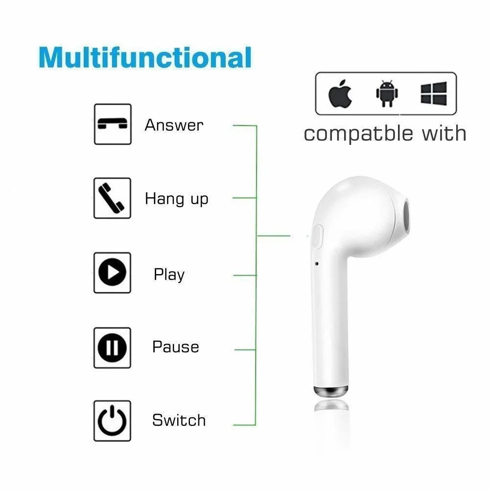 Wireless Earphone Bluetooth Tws Earbuds Headset