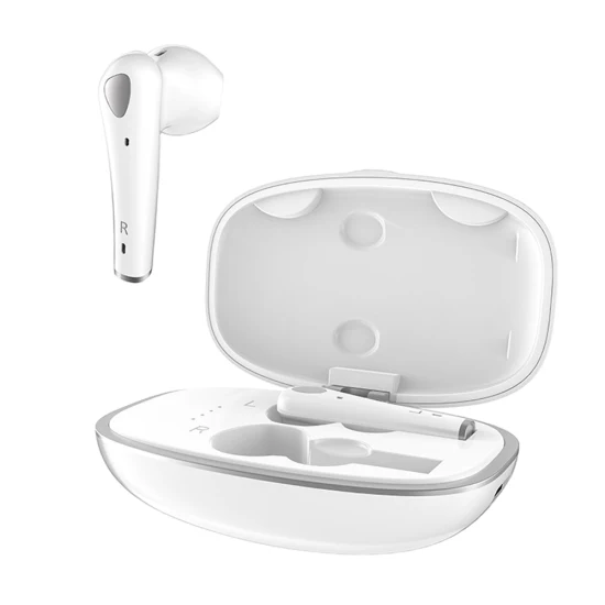 Aspor Top Accessori per cellulari Cuffie Bluetooth senza fili Cuffie Tws 20 ore con cancellazione del rumore Cuffie sportive di colore bianco Vendite dirette in tutto il mondo