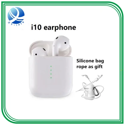 Auricolare Bluetooth wireless I10 Tws 5.0 Cuffie con controllo touch con caricabatterie per iPhone Supporto Android Dropshipping.  Esclusivo.